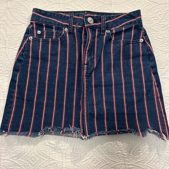 American Eagle Jean Mini Skirt - Picture 5 of 5